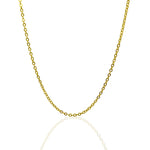 Load image into Gallery viewer, Gold Plated Classic Chain Necklace, neutral background, reign and water