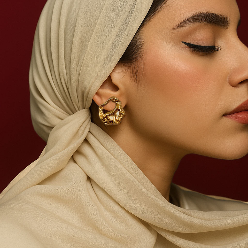 Adanna Unique Gold Earrings