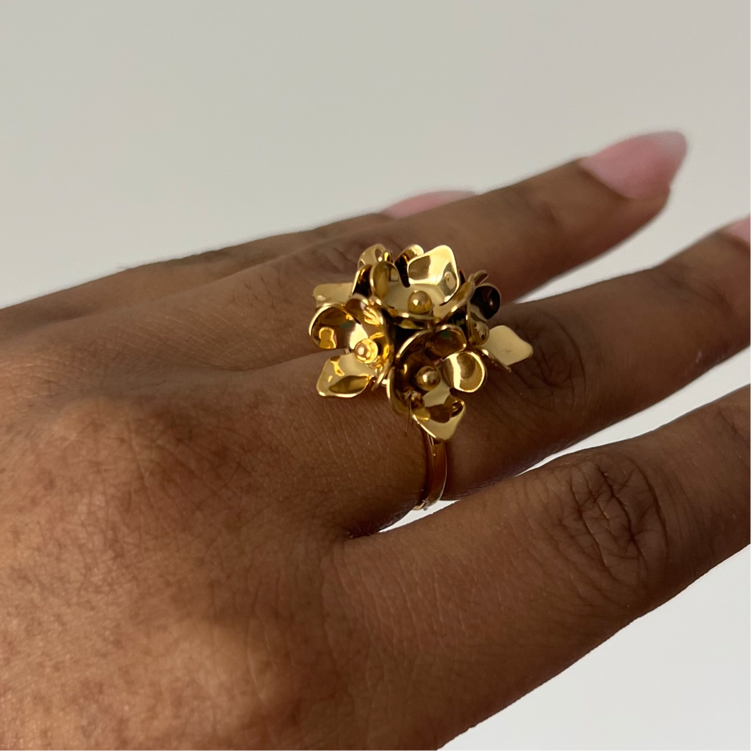 3D Flower Bouquet Ring - Adjustable