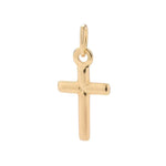 Load image into Gallery viewer, Gold Plated Christ Cross Pendant, neutral white background
