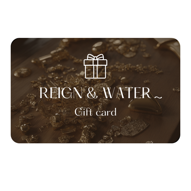 Gift card. Graphics are of solid gold in the background